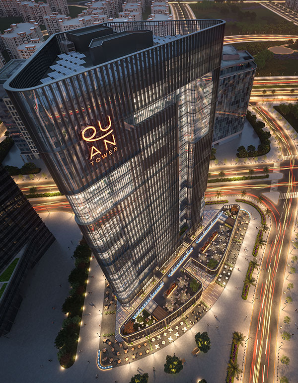 محلات تجارية وعيادات طبية ومكاتب ادارية للبيع في العاصمة الإدارية الجديدة في برج كوان-1